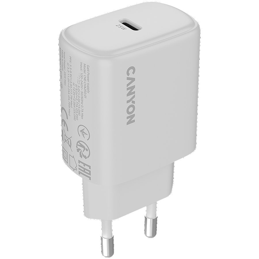CANYON charger OnCharge 250 25W 1xPD EU White