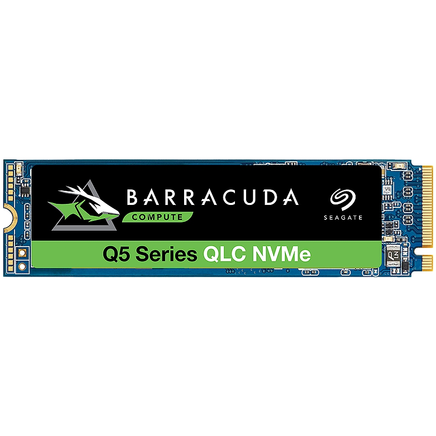 Seagate BarraCuda Q5, 2TB SSD, M.2 2280-S2 PCIe 3.0 NVMe, Read/Write: 2,400 / 1,800 MB/s