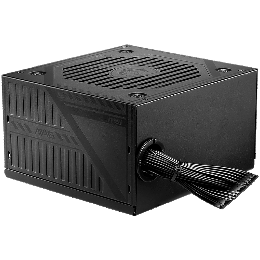 MSI MAG A550BNL, 550W, 80 PLUS Bronze, 120mm Low Noise Fan, Protections: OCP/OVP/OPP/SCP, Dimensions: 150mmx140mmx86mm, 5Y Warranty
