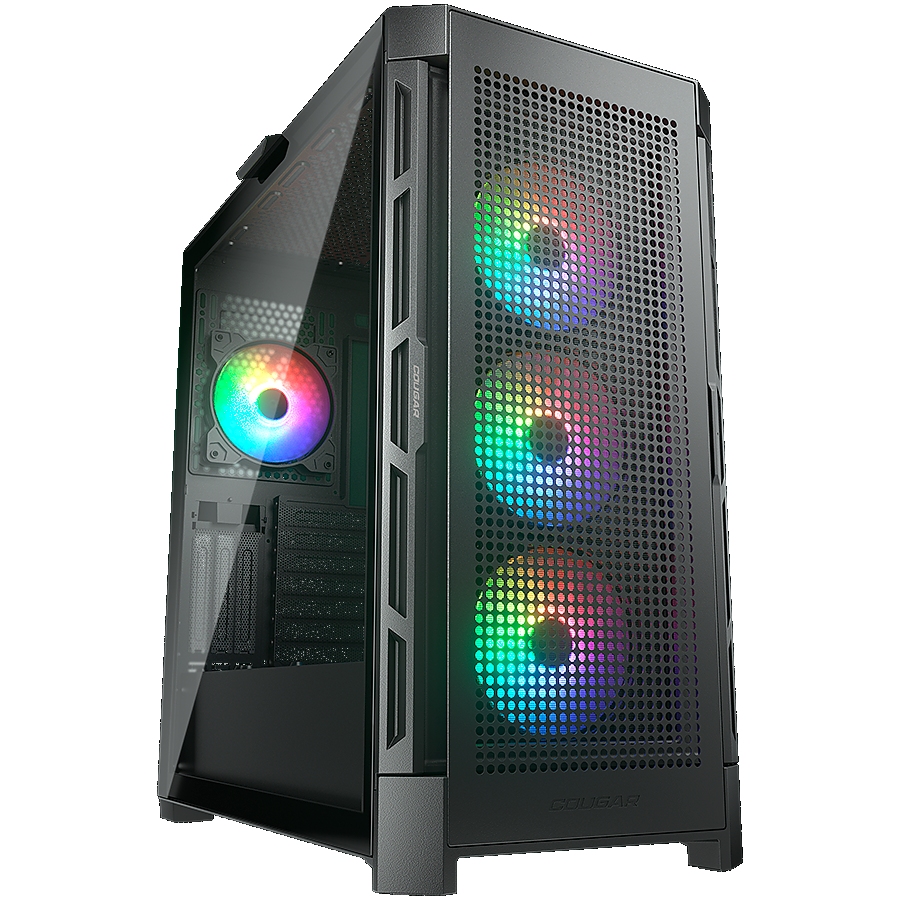 COUGAR DUOFACE PRO RGB PC Case, Mid Tower, Black