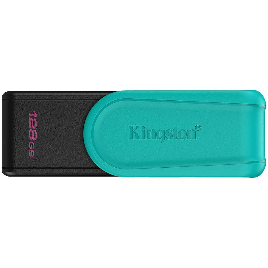 Kingston  128GB Portable USB 3.2 Gen 1 DataTraveler Exodia S (Black/Turquoise)