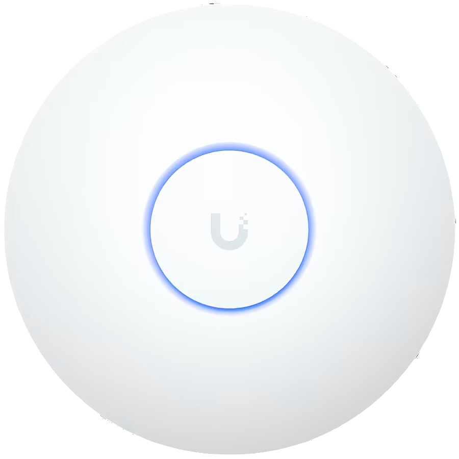 Ubiquiti UniFi U7-LR Long-Range Compact, ceiling-mount WiFi 7 AP with 5 spatial streams and extended signal range