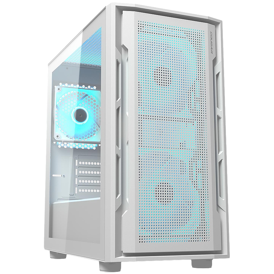 COUGAR UNIFACE MINI RGB, PC Case, Mini Tower, White