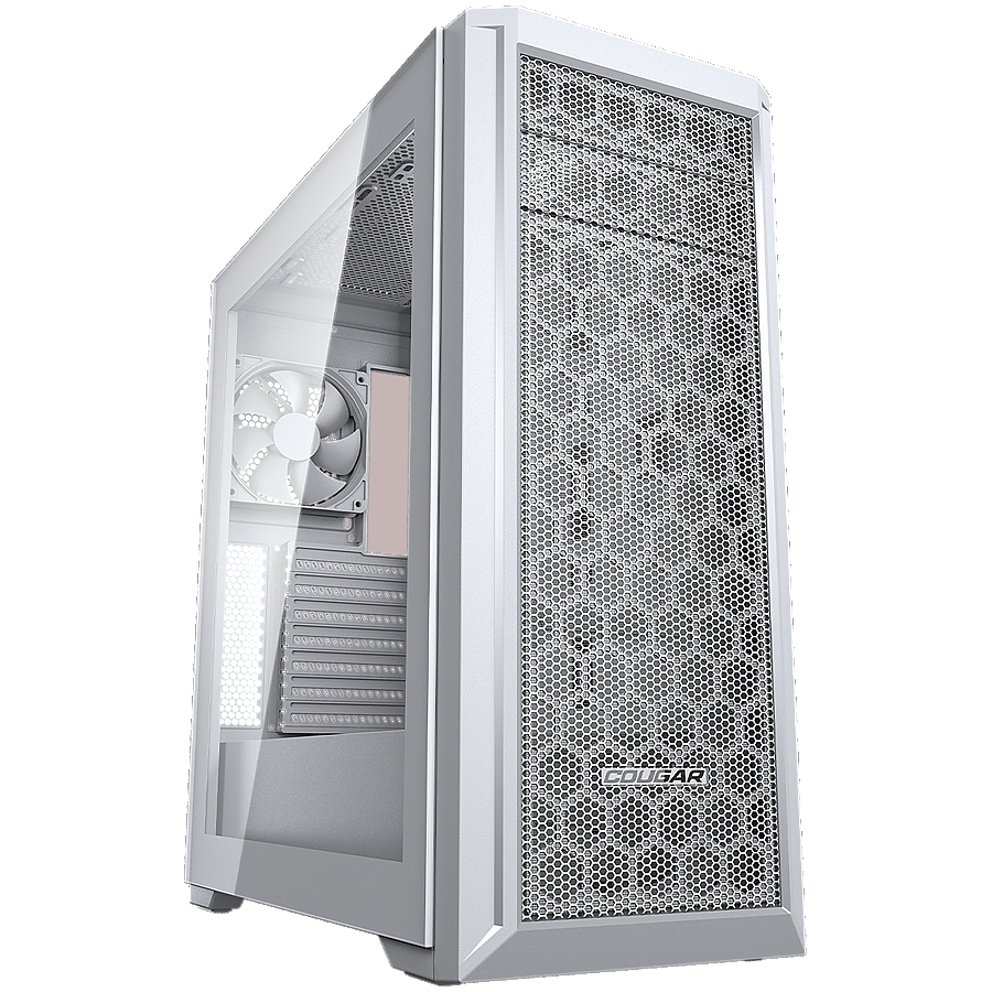COUGAR MX330-G PRO PC Case, Mid Tower, White