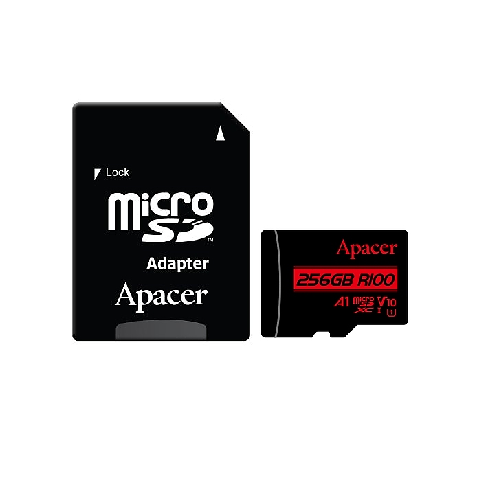 Apacer 256GB microSDHC/SDXC UHS-I U1 V10 A1 (1 adapter)