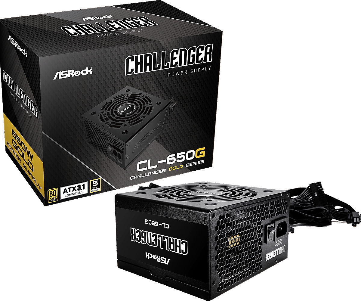 PSU ASROCK CHALLENGER 650W GLD