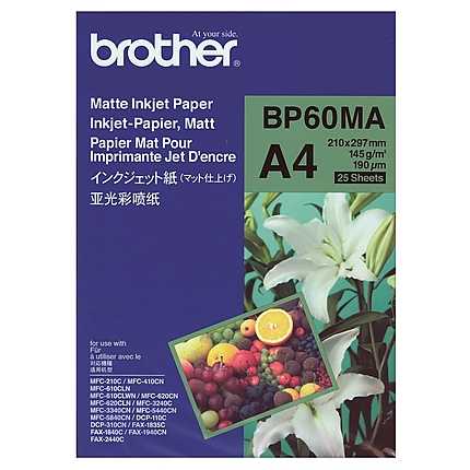 Brother BP-60 A4 Matt Photo Paper (25 sheets)