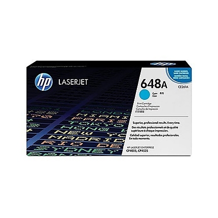 HP 648A Cyan LaserJet Toner Cartridge