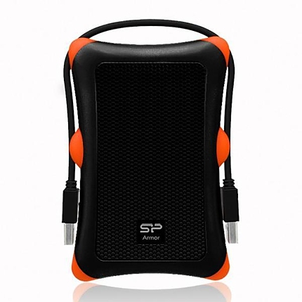 Външен хард диск SILICON POWER Armor A30, 2.5", 1TB, USB3.1, Черен