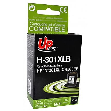 Мастилница UPRINT CH563EE HP, Черен