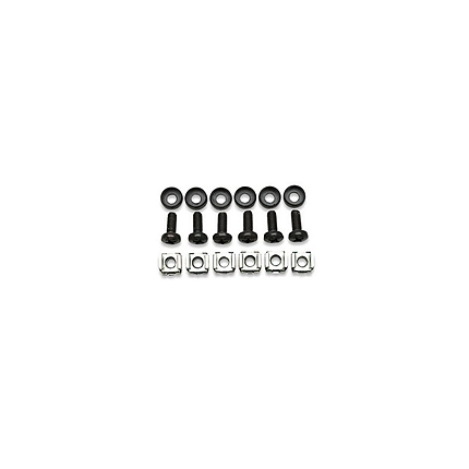 Formrack M6 Caget nut, cup washer, screw, set=100 pcs