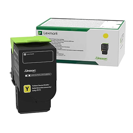 Lexmark 78C2XY0 CS/CX421, 52x, 62x Yellow Return Programme 5K Toner Cartridge