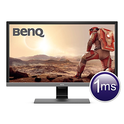 BenQ EL2870U, 27.9" TN LED, 1ms, 3840x2160, 4K Gaming Monitor, HDR, 72% NTSC, FreeSync, B.I.+, LBL, Flicker-free, 1000:1, DCR 12M:1, 10 bit, 300 cd/m2, HDMI x2, DP, Speakers, Metallic Grey