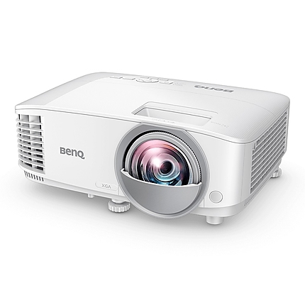 BenQ MX808STH, Short Throw, DLP, XGA (1024x768), 20 000:1, 3600 ANSI Lumens, Anti-Dust Sensor, VGA, 2xHDMI, VGA out, Audio in/out, RS232, USB (typeA) 5V/1.5A, Speaker 1x10W, Optional interactive kit(PW02/PT12), Optional QCast QP20, White