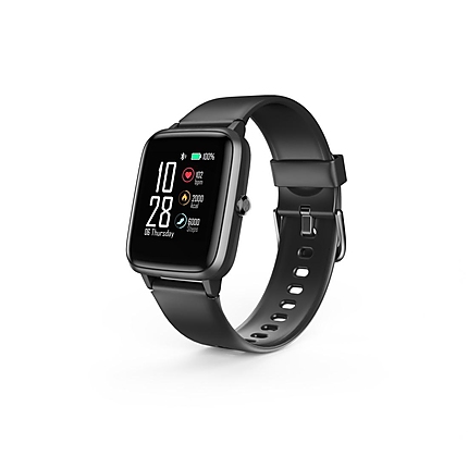 Смарт часовник Hama Fit Watch 5910, 1.3", GPS, Пулс, Пeдометър, Калории, Водоустойчив, Черен