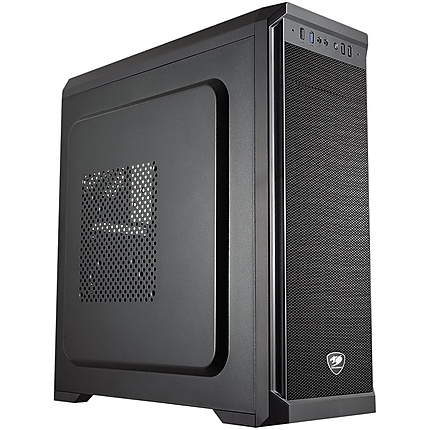 Chassis COUGAR MX330-X Mid-Tower, Mini-ITX/Micro-ATX/ATX, Max. Graphics Card Length-350mm/12.8 (Inch), Max. CPU Cooler Height-155mm/6.1 (Inch), CM, USB3.0x2/USB2.0 x1/Micx1/Audio x1, Water cooling support