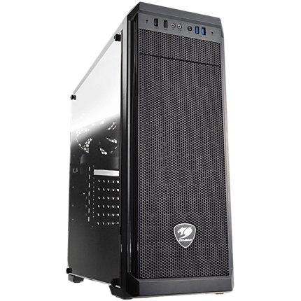 Chassis COUGAR MX330, Mid-Tower, Mini-ITX/Micro ATX/ATX, Dimension (WxHxD)-195x473x427(mm), Max. Graphic Cards Length-350mm, Max. CPU Cooler Height-155mm, Water cooling support, USB3.0 x 2/USB2.0 x 2/Mic x 1/Audio x 1