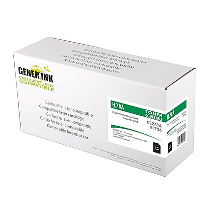 Тонер касета GENERINK CE278A, P1566/P1560/P1600/P1606/M1536/M1530, HP, Черен