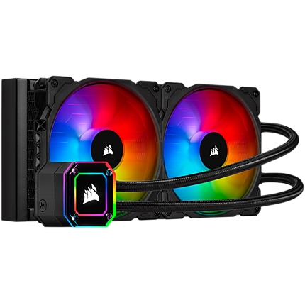 Corsair iCUE H115i ELITE CAPELLIX, 280mm Radiator, Dual 140mm ML RGB Fans, Software Control