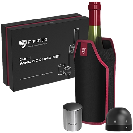 Wine Stopper + Champagne Stopper + Sleeve