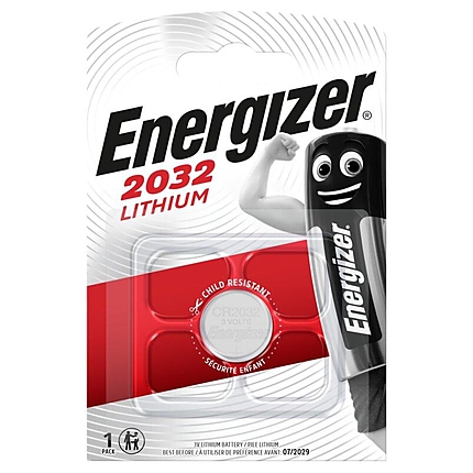 Бутонна батерия литиева ENERGIZER CR2032 3 V 1pk блистер