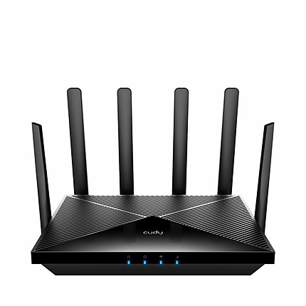 Безжичен рутер Cudy P5, 5G, AX3000, 2.4/5 GHz, 574 - 2402 Mbps, 10/100/1000