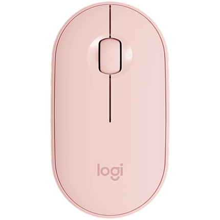 LOGITECH M350S Pebble 2 Bluetooth Mouse - TONAL ROSE - DONGLELESS