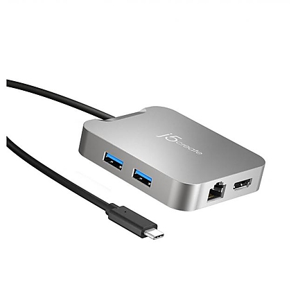 Докинг станция j5create JCD391 86W, USB-C, USB-A, HDMI, RJ-45