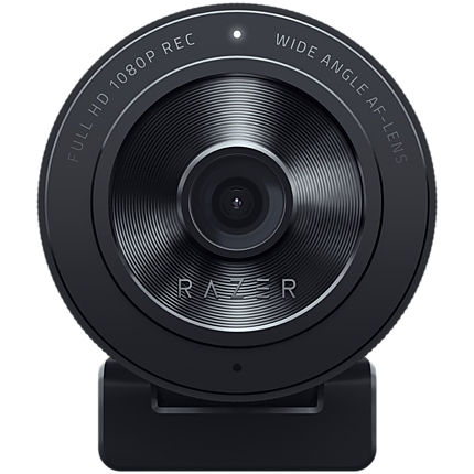 Razer Kiyo X - USB Webcam, Full HD Streaming (720p 60fps/1080p 30fps), Auto Focus, Razer Virtual Ring Light, Built-in Microphone, Compatible with OBS and Xsplit, USB-A
