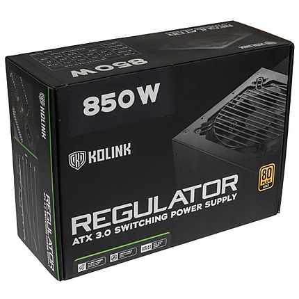Захранващ блок Kolink Regulator 850W 80+ Gold, Fully Modular, ATX 3.0, PCIe 5.0