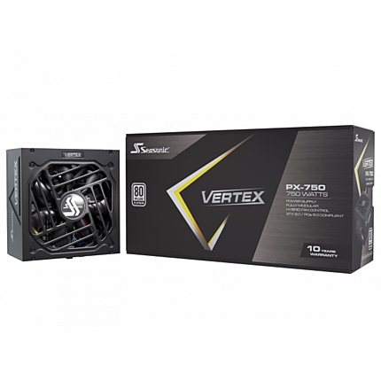 Захранващ блок Seasonic VERTEX PX-750W, 750W, 80+ Platinum, ATX 3.0, Fully Modular