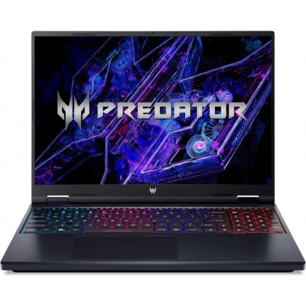 Acer Predator Neo 16, PHN16-72-90BV, Intel Core i9-14900HX (up to 5.80GHz, 36MB), 16" WQXGA (2560x1600) IPS SlimBezel 165Hz, 16GB DDR5 5600MHz, 1024GB PCIe SSD, RTX 4060 8GB GDDR6, Killer Wi-Fi 6AX 1650i, BT, MicroSD reader, Backlit KB, No OS, Black