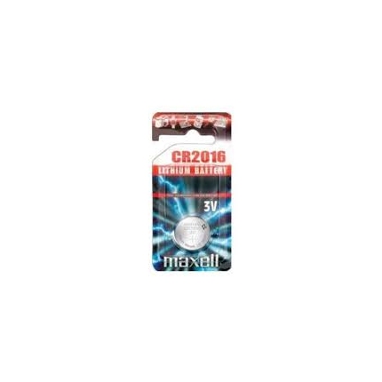 Бутонна литиева батерия MAXELL CR2016 3V
