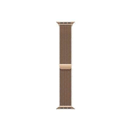 Apple Watch 46mm Milanese Loop: Gold Milanese Loop - M/L