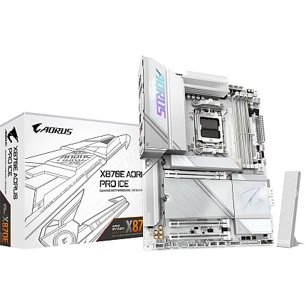 Дънна платка GIGABYTE X870E AORUS PRO ICE, Socket AM5