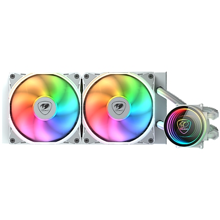 COUGAR AIO Liquid Cooling Poseidon Elite ARGB 240 White