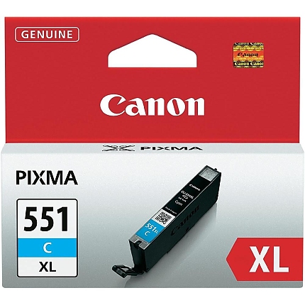 Canon CLI-551XL C + Canon Photo Paper Variety Pack A4 & 10 x 15cm (VP-101)