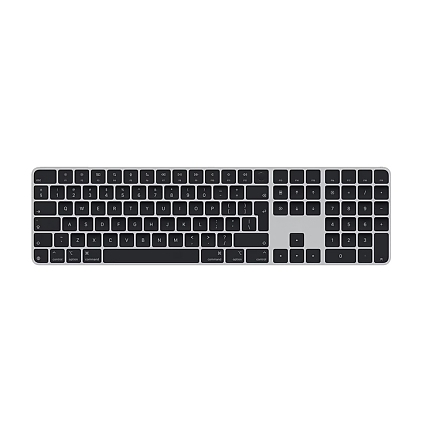 Apple Magic Keyboard (2024) w Touch ID and Numeric Keypad - International English - Black Keys