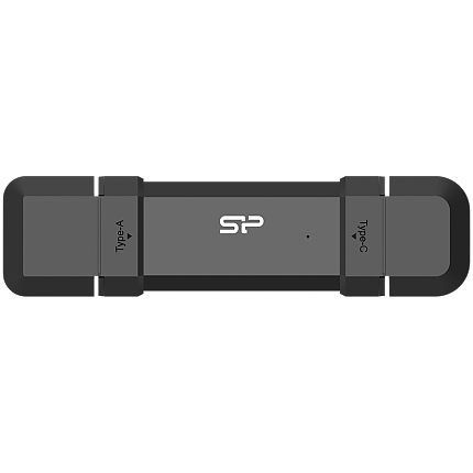 Silicon Power DS72 250GB USB Type-A and USB Type-C 3.2 Gen 2 Black