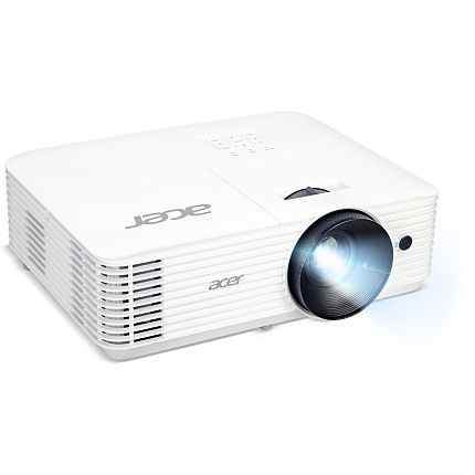 Acer Projector H5386BDi, DLP, WXGA (1280 x 720), 5000 ANSI Lumens, 20000:1, 3D, Wireless dongle included, HDMI, VGA, RS-232, Audio in, RCA, Wifi, Speaker 3W, Bag, 2.75kg, White + Acer T82-W01MW 82.5" (16:10) Tripod Screen White