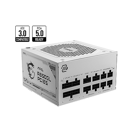 PSU MSI MPG A850GL PCIE5 WHITE