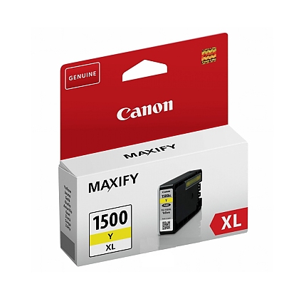 Canon PGI-1500XL Y + Canon Plus Glossy II PP-201, 10x15 cm, 100 sheets + Canon Plus Glossy II PP-201, 10x15 cm, 100 sheets
