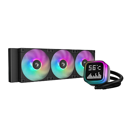 DeepCool водно охлаждане Water Cooling LP360 - LCD Screen, A-RGB