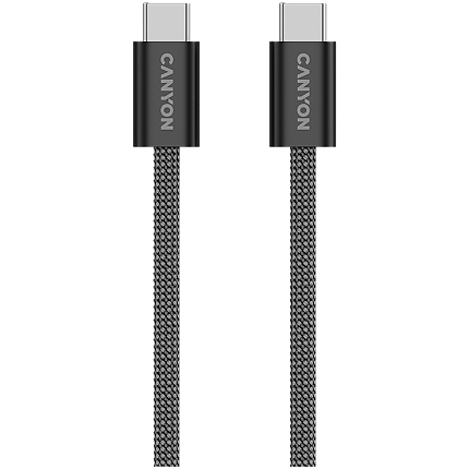 CANYON cable OnWire 60MG C-C 60W Magnet Braided 1m Black