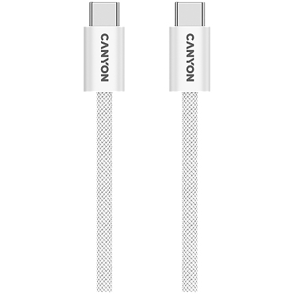 CANYON cable OnWire 60MG C-C 60W Magnet Braided 1m White