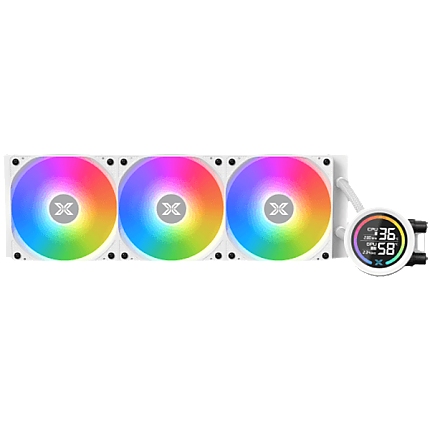 LK 360 Digital Arctic (WH AIO,Digital LCD Pump Head & 360mm PWM Fan,Mini ARGB Controller,Intel & AMD Mounting Kit)