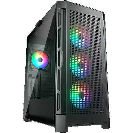 COUGAR DUOFACE PRO RGB PC Case, Mid Tower, Black
