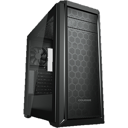 COUGAR MX330-G PRO PC Case, Mid Tower, Black