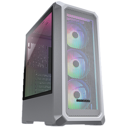 COUGAR Archon 2 Mesh RGB PC Case, Mid Tower, White