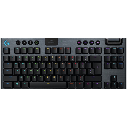 LOGITECH G915 X LIGHTSPEED Wireless Gaming Keyboard - BLACK - US INT'L - 2.4GHZ/BT  - EMEA28i-935 - LINEAR